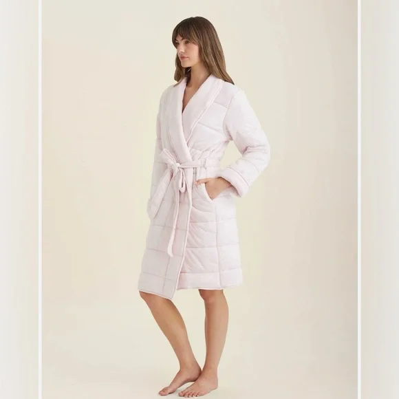 Papinelle Quilted Cuddle Puffer Women’s Robe - Picture 5 of 7